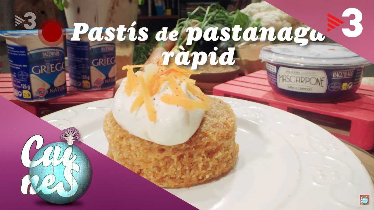 Coliflor amb salsa de iogurt i pastís de pastanaga ràpid - Cuines