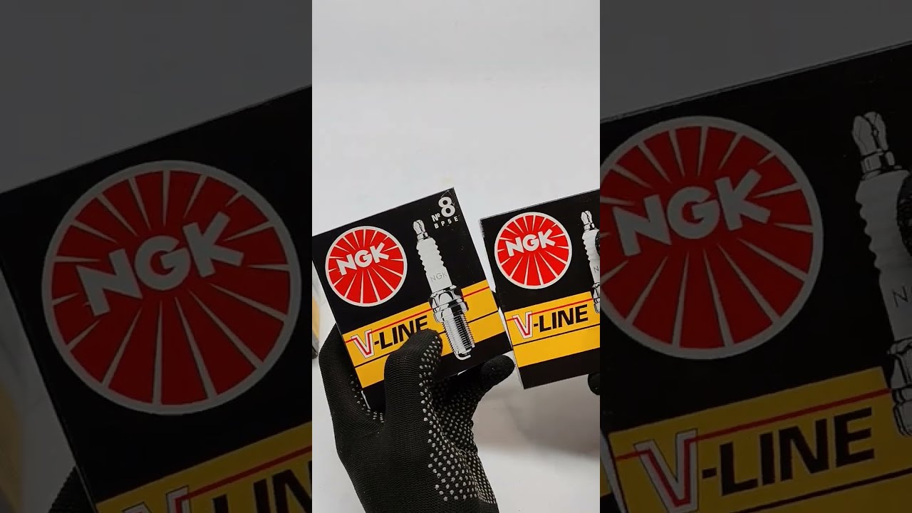 Порівняння свічок NGK V-Line 8 BP5E (Японія) vs V-Line 4 BP6E (Таїланд) 
