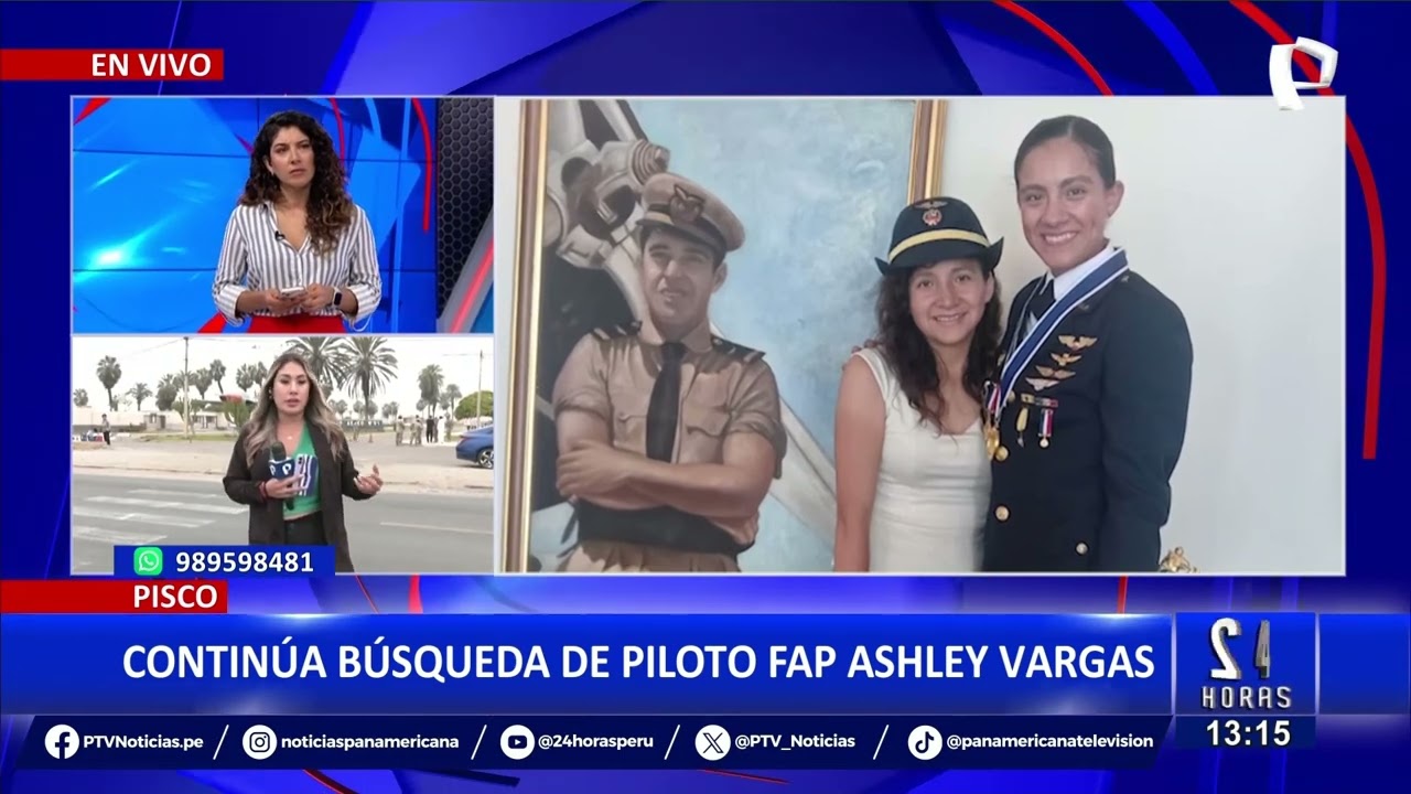 Continúa búsqueda de piloto FAP desaparecida en Nazca (2)