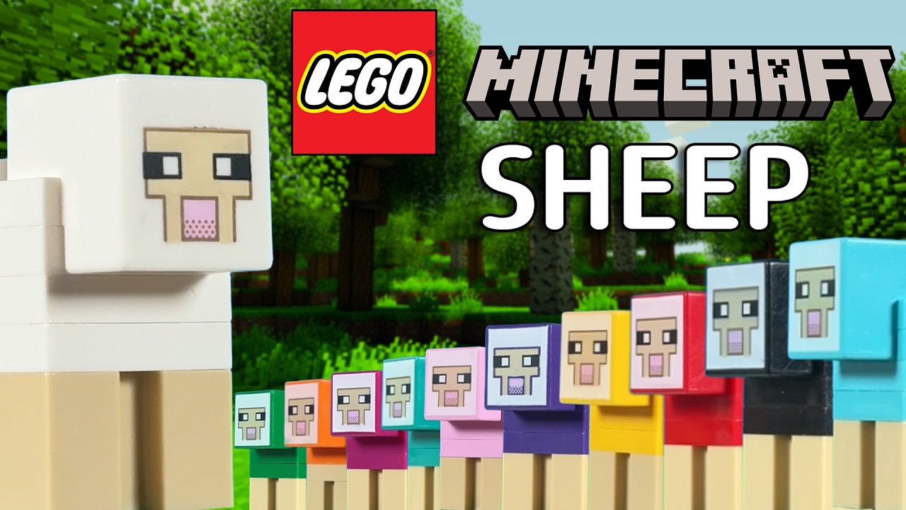 The Colorful History of LEGO Minecraft Sheep