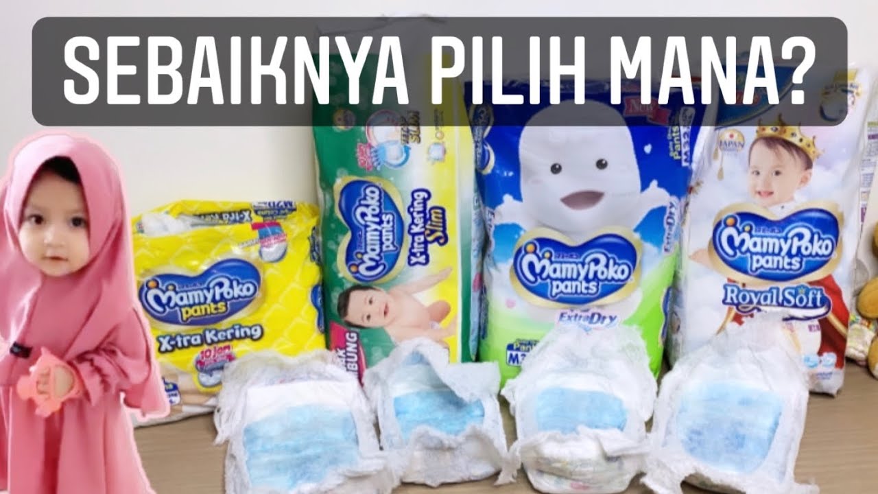 4 Variasi Mamy Poko Bikin Bingung? Simak Perbedaan MamyPoko Xtra Kering, Slim, Dry dan Royal Soft