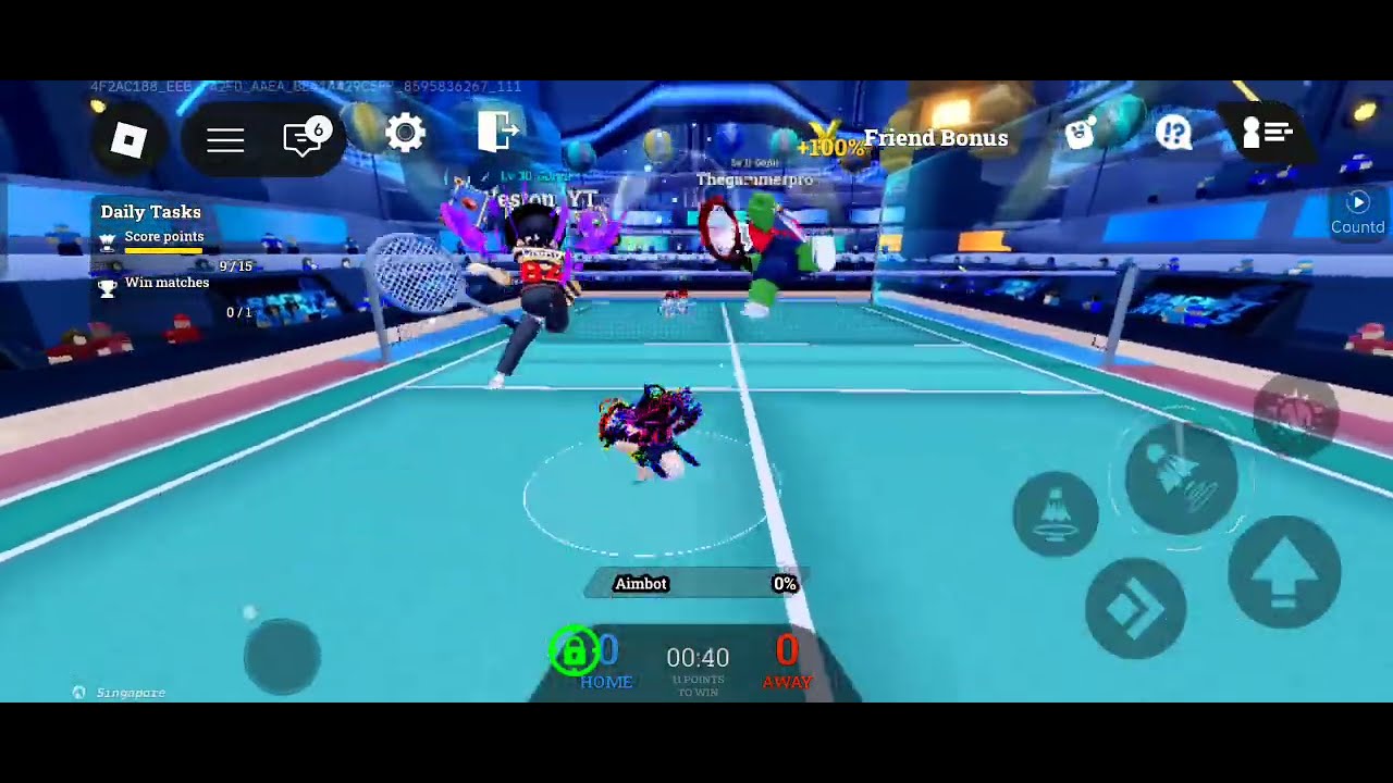 We fought to win in Racket Rivals! 