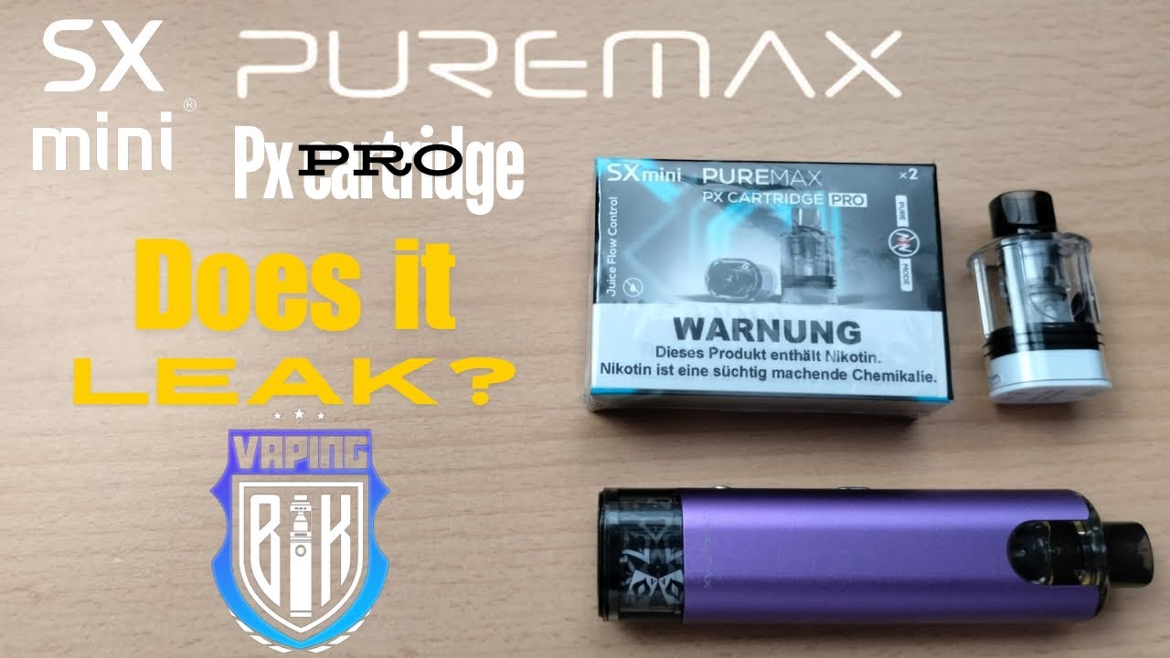 Does the new Puremax Px Pro cartridge leak?