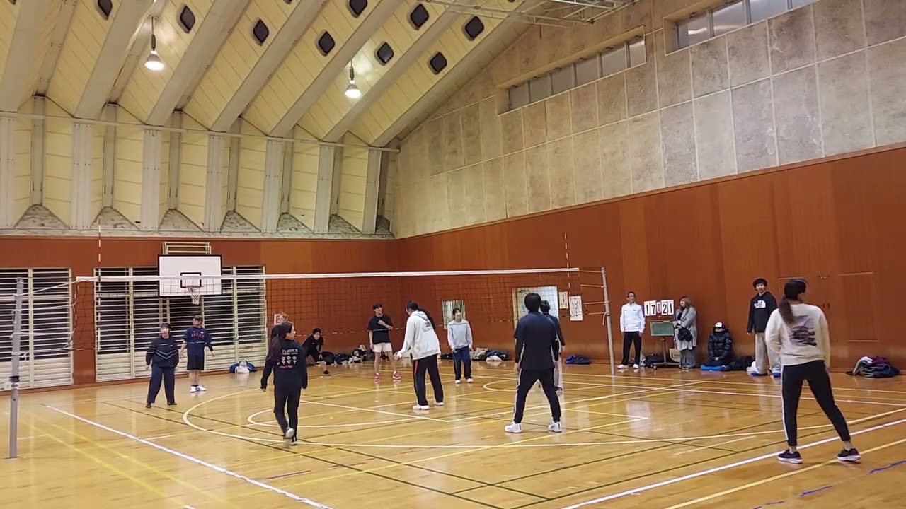 2026年2月20日B&G海洋センター手前１、２セット目