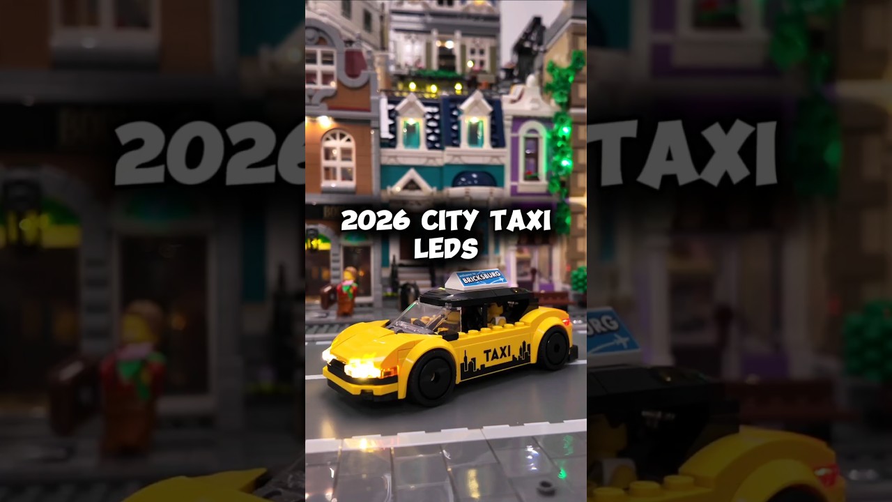Освещаем новое такси LEGO City 2026 года! #шорты #lego #такси