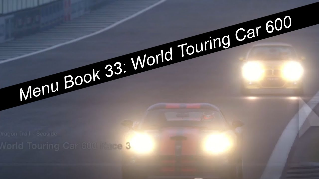 GT7 Menu Book 33 World Touring Car 600