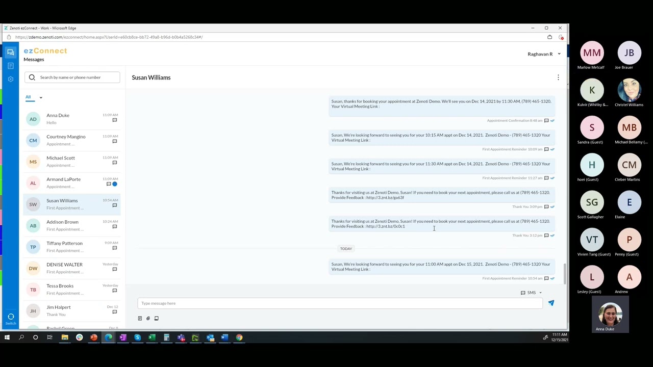 Zenoti: ezConnect Canada Meeting Recording 12.15.2021