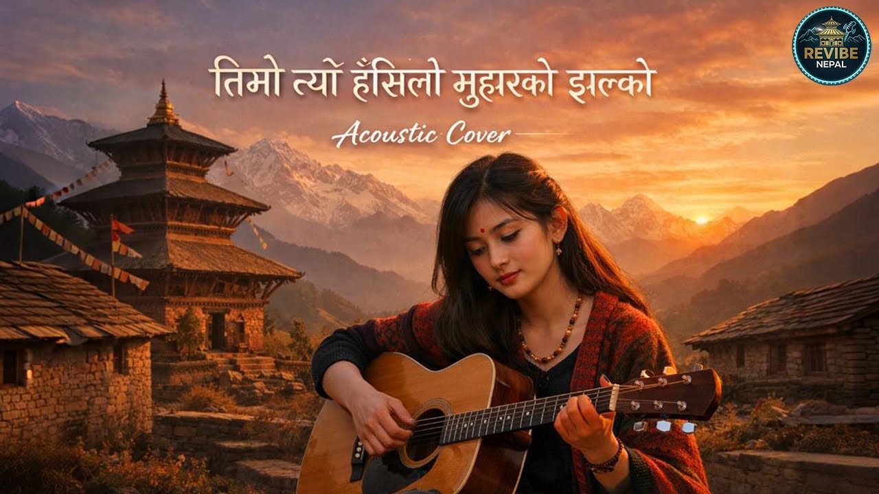 तिम्रो त्यो हँसिलो मुहारको झल्को | Nepali Acoustic Cover (Female) | Cinematic