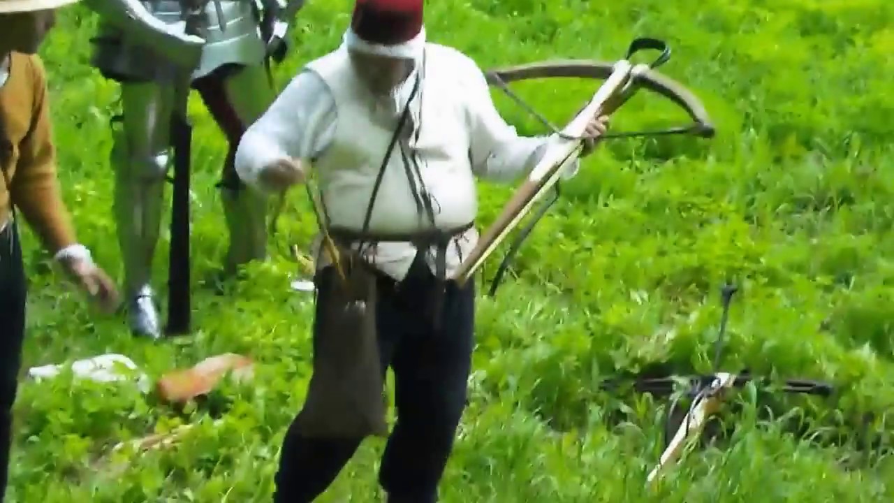 kuše vs ručnice (střelba do plechu)