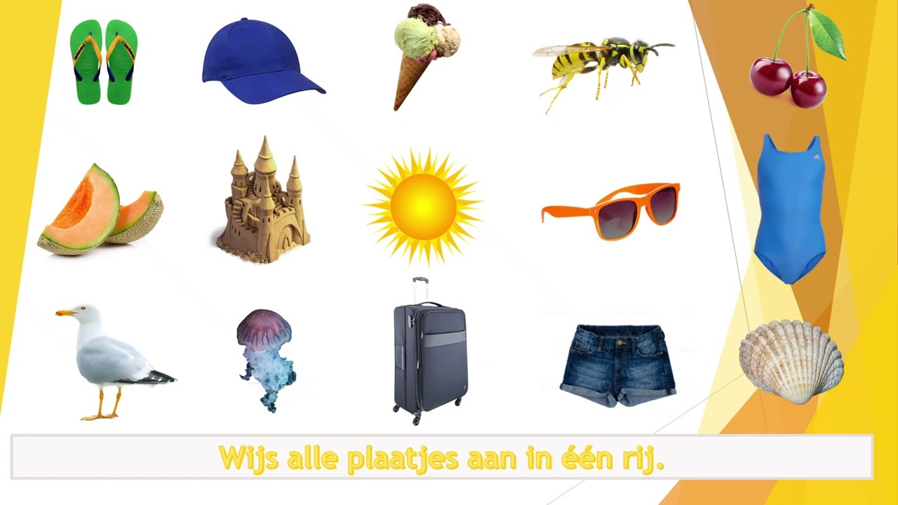 ZOMER - moeilijk opdrachtbegrip , taalbegrip & woordenschat