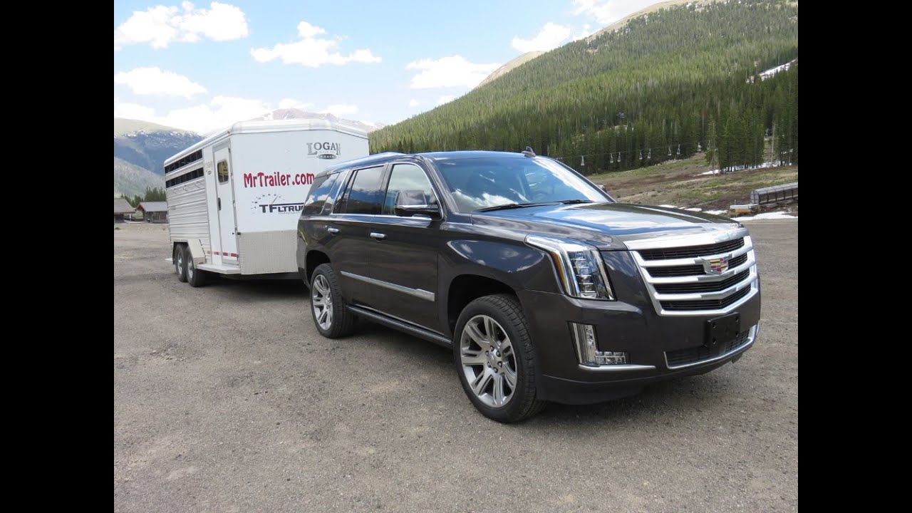 Обзор Cadillac Escalade 2015: буксировка прицепов в Скалистых горах