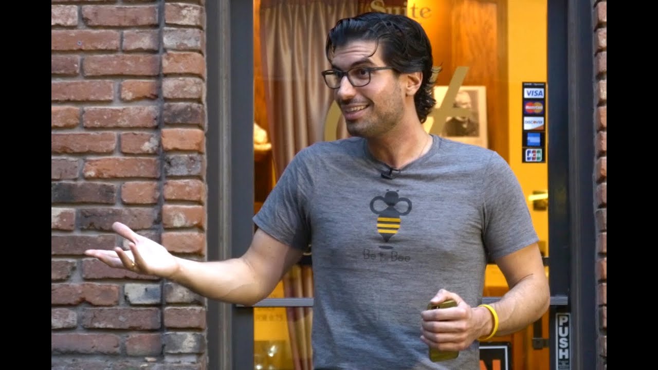 Steve Christoforou (Be the Bee) talks in Placerville (English)