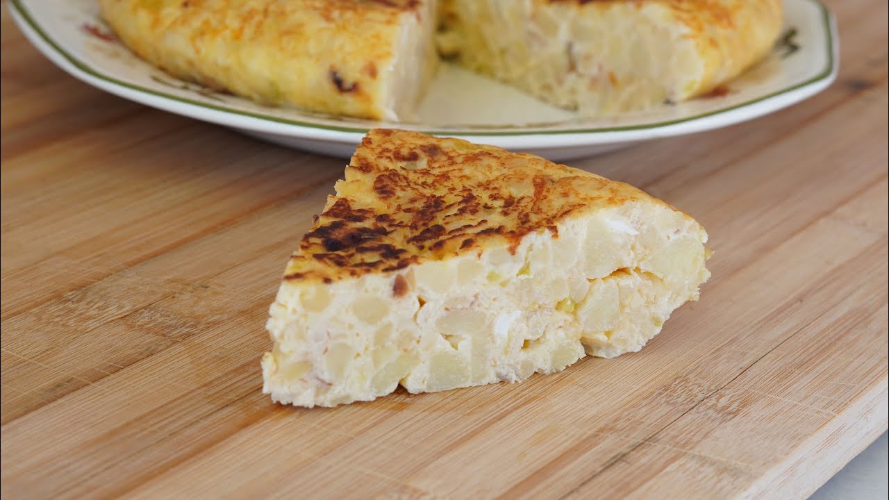 Tortilla de patatas con calabacín