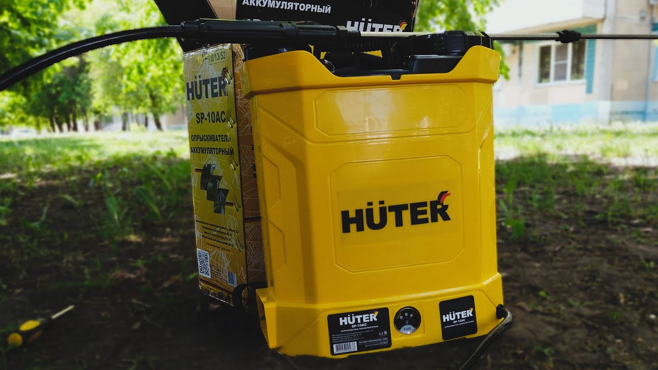 Huter SP 10Li Неплохой Аккумуляторный Опрыскиватель...
