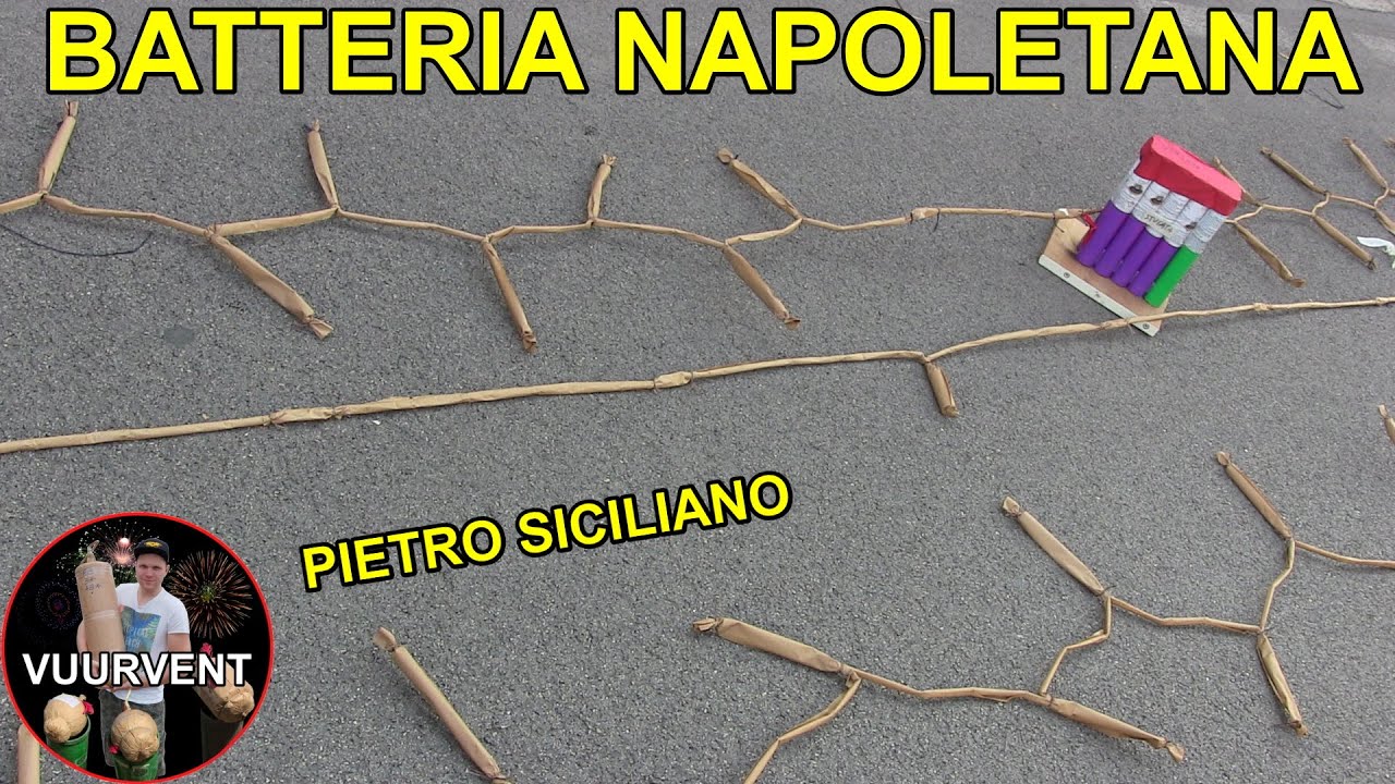 Batteria Napoletana 12 - Pietro Siciliano - Festa Maria ss del Agnena 2025 - VUURWERK - FIREWORKS