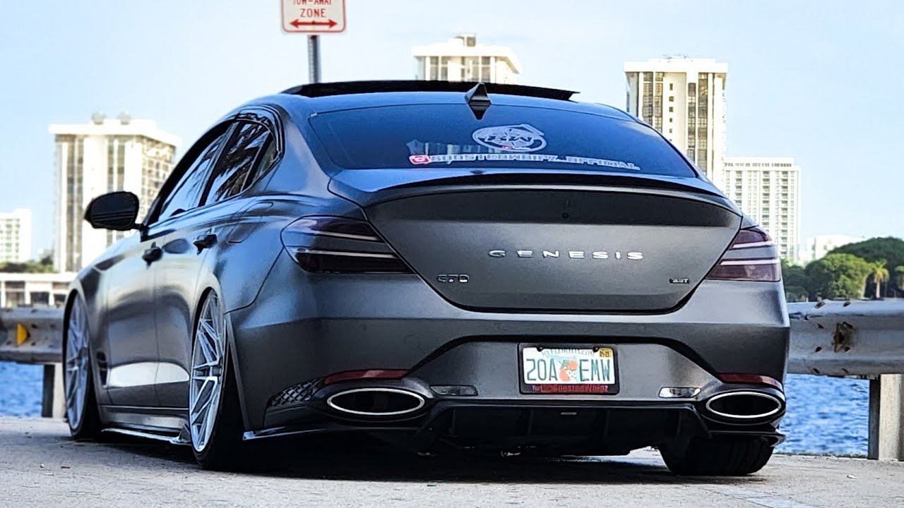 Crackles and Pops Exhaust Tune by LAP3 on Genesis G70
