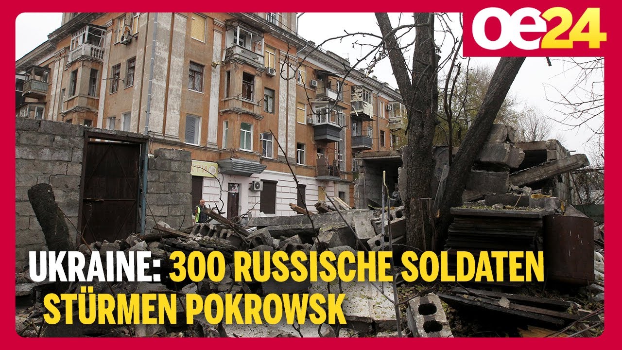 Ukraine: 300 russische Soldaten st&uuml;rmen Pokrowsk
