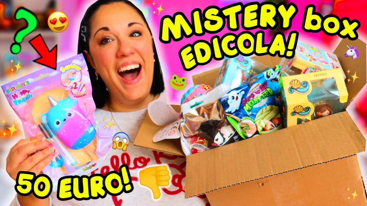 Apro MISTERY BOX con SORPRESE dell'EDICOLA! iolanda sweets