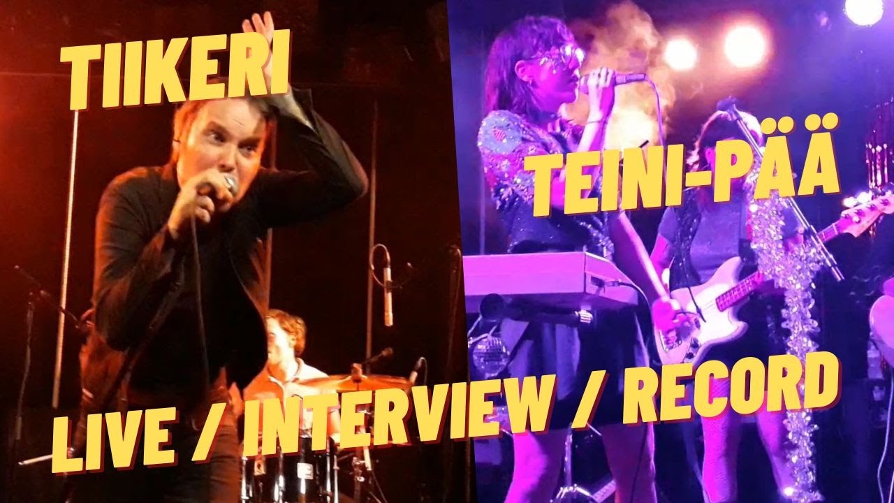 Tiikeri Live and Interview with Teini-Pää Live and Record