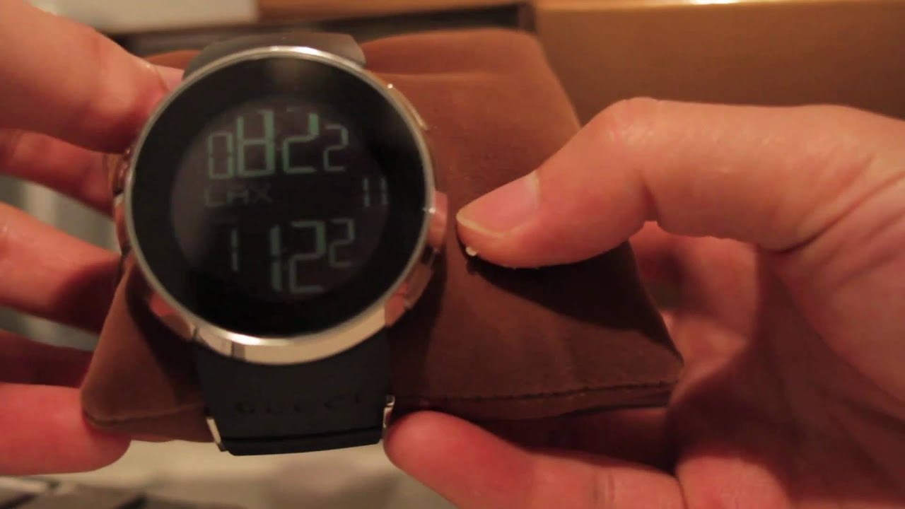 AUTHENTIC I-GUCCI DIGITAL WATCH REVIEW-  GUCCI DIGITAL WATCH IGUCCI
