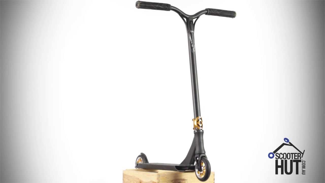 Scooter Hut - Custom Scooter - Ethic Flow v1 Black & Gold