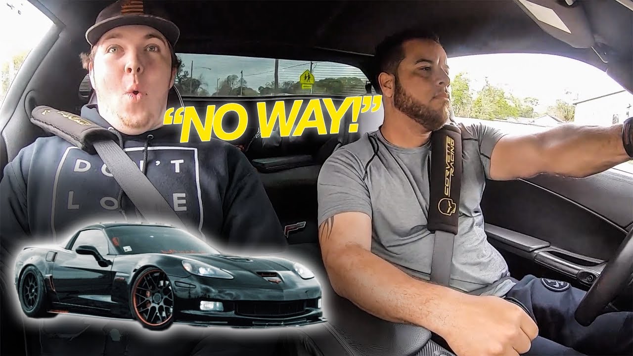 6 MEDIA RIDE ALONG IN MY 1000HP ZO6 CORVETTE
