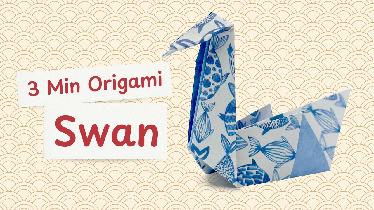 Easy Origami Swan Tutorial 🦢 Step-by-Step Instructions
