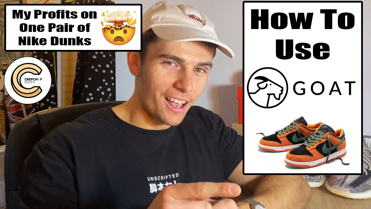 How To Use GOAT APP in UK (Beginners Guide) - Selling My Nike Dunk Low Ceramics - CrepChiefNotify
