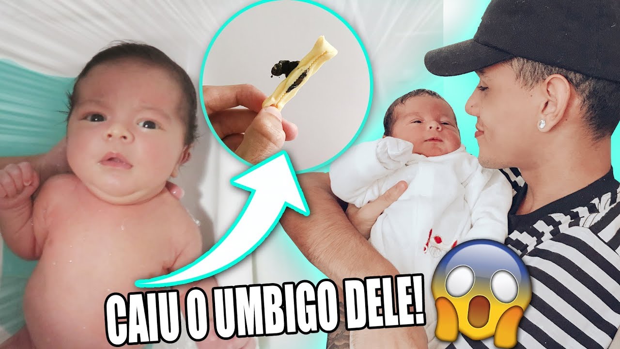 O UMBIGO DO NOSSO BEBÊ CAIU + ROTINA DE PAI EM CASA