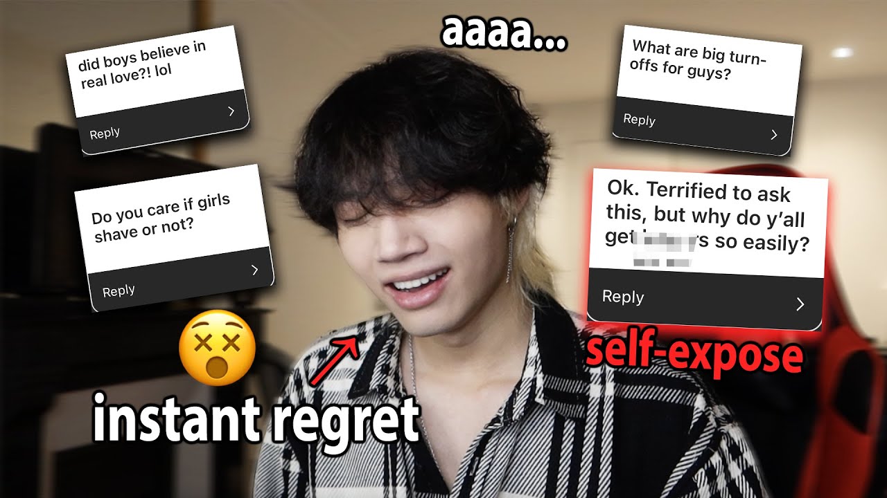 my subs ask me questions girls are afraid to ask (exposing myself)