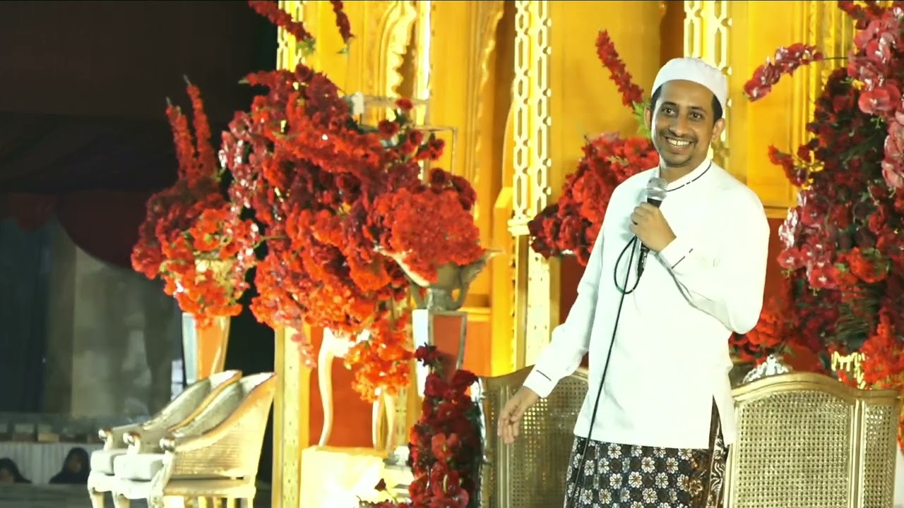 Sambutan Habib Ja'far di Resepsi Pernikahan Agus Abdurrahman Kafa & Ning Naila Mumtaza