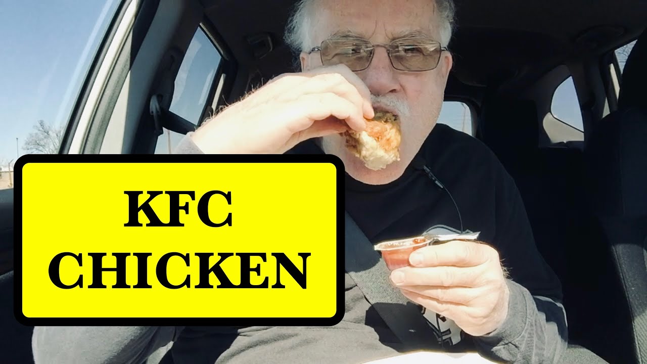 Eating Chicken From KFC