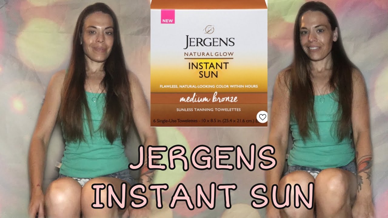JERGENS INSTANT SUN Natural GLOW Towelettes