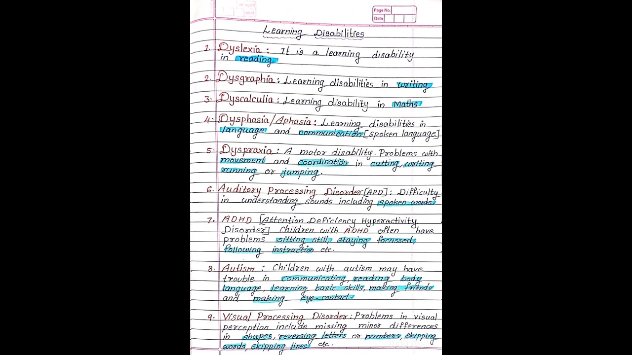 Learning Disabilities ,Dyslexia,Dyscalculia etc#ctet2024#cdp #learningdisabilities #ctetpreparation