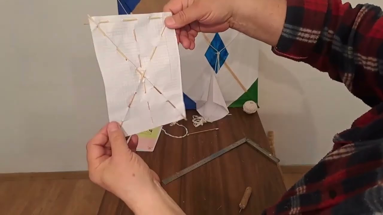 Kite from broom straw Master kite