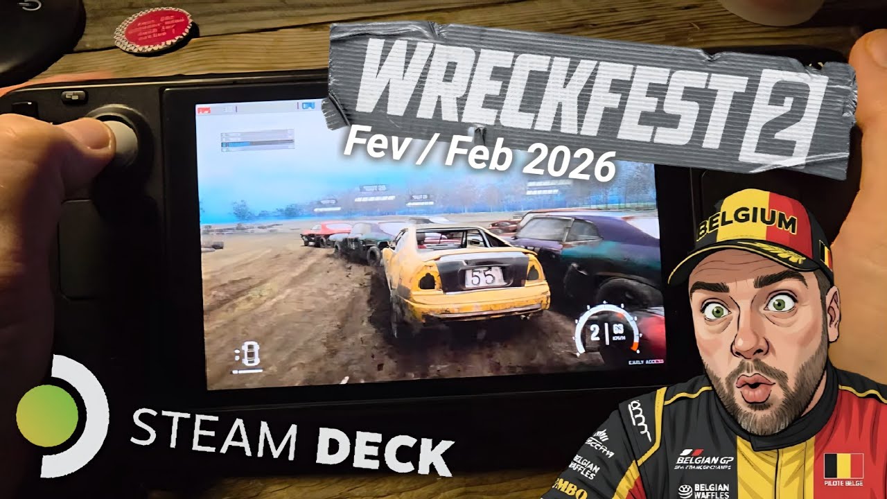 Wreckfest 2 sur Steam Deck - Février 2026 