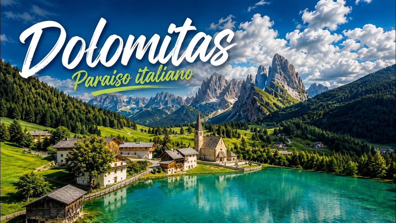 Los paisajes mas LINDOS de ITALIA - DOLOMITAS  El Paraíso en la Tierra