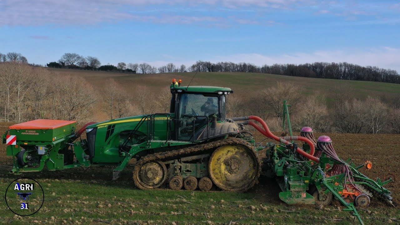 SEMIS DE BLÉ 2020🌱 / JOHN DEERE 8360rt / SEMOIR AMAZONE 6M 💪🏻