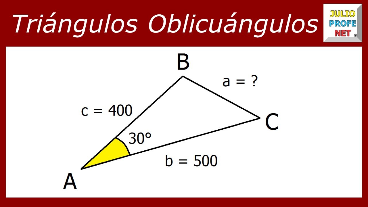 Ley de cosenos | Problema 1 