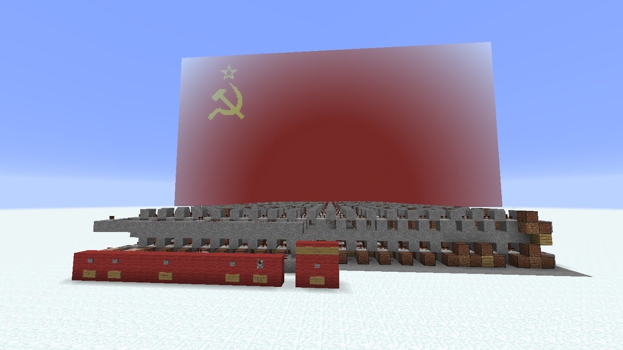 【Minecraft】Note block Katusha (Short version)　Катюша