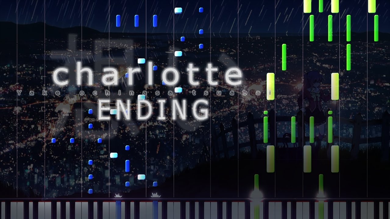 Charlotte - Yake Ochinai Tsubasa (Ending) [Synthesia] (Piano Tutorial) ▶ Arr. by Pikasfed