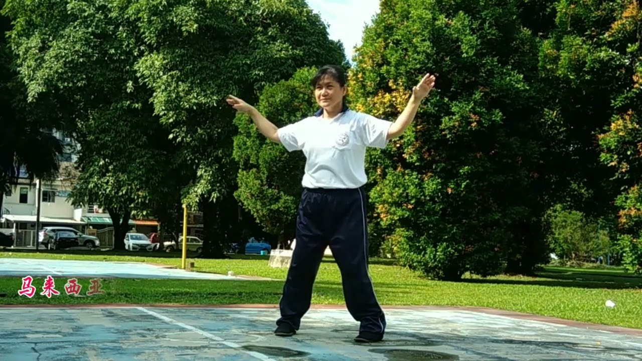 五节动功之六方和合@马来西亚混元健身气功总会