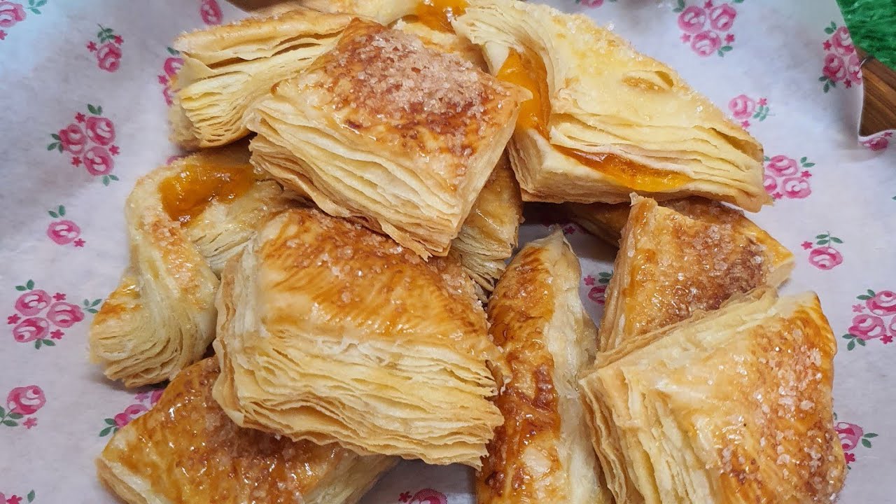 ขนมพัฟโฮมเมดทำง่ายและรวดเร็ว กรอบ อร่อย