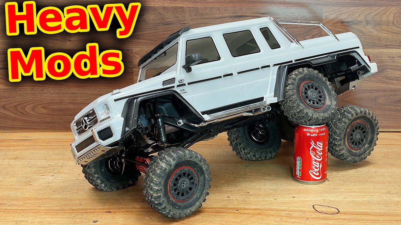 Радиоуправляемый гусеничный вездеход 6x6 становится ТЯЖЕЛЫМ!