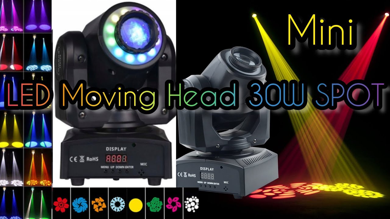 Moving Head 30W Mini SPOT RING (No Name) Ruchoma głowa Mini Spot 30