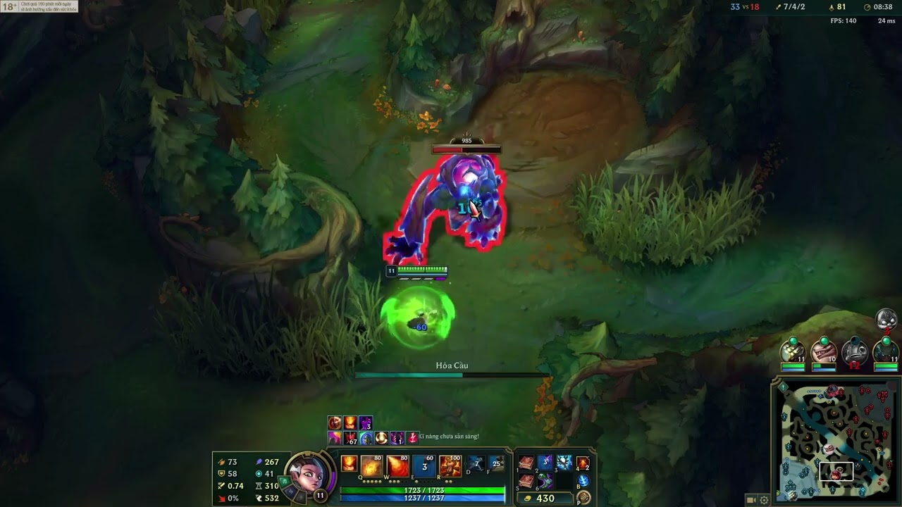 AR URF : Annie siêu mạnh KDA 17/6/7