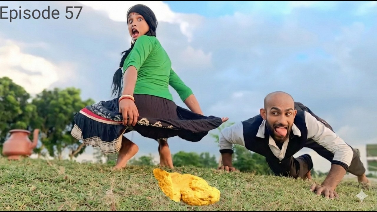 New Comedy Video Boudir Gu Khawa Episode 57 Bong Takla #comedy