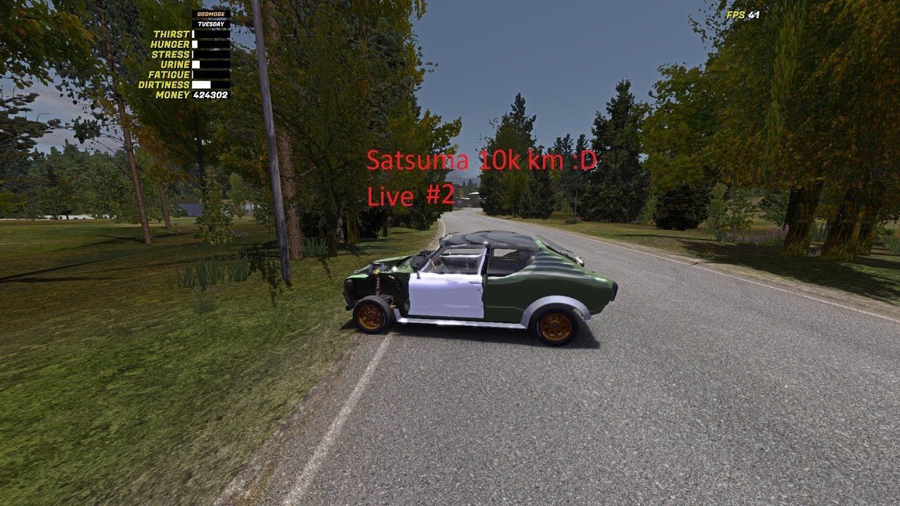 Dzień 2 | Wbijania 7650 KM z 10k KM | My Summer Car | #2