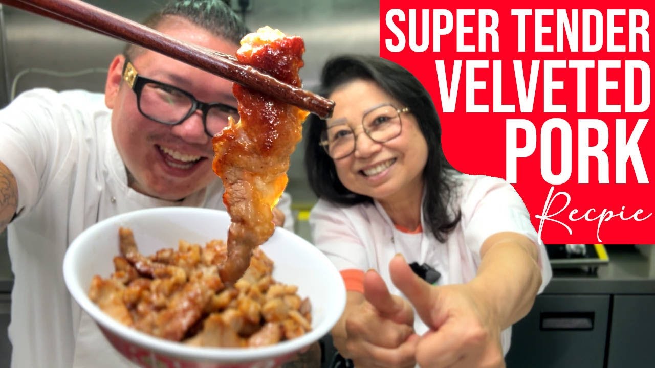How to Velvet Pork - The MOST Succulent and Tender Pork You'll Ever Try!