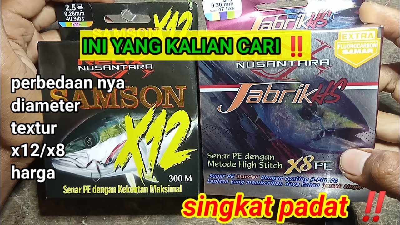 PE RELIX SAMSON X12 DAN JABRIK HS.